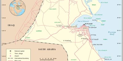 Mapa de kaifan estadio kuwait